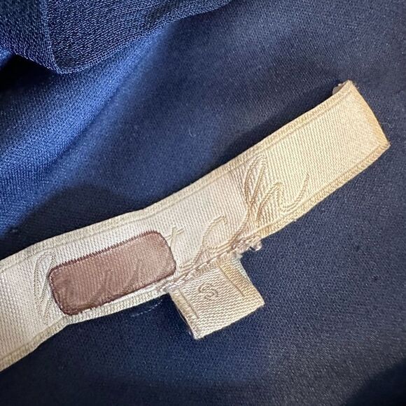 Hutch Navy Sheath Dress with Ribbon Tie Size S - Picture 8 of 9